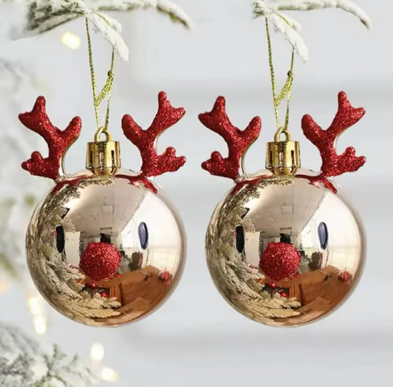 Bolas Decorativas para Árvore de Natal Renas